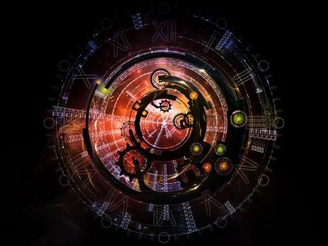 Vision of Clockwork Stock Illustration