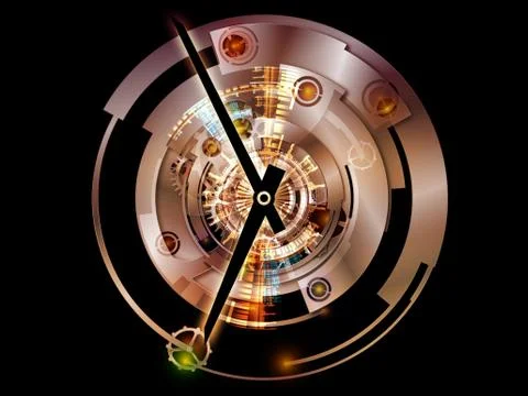 Vision of Clockwork Illustrazione stock