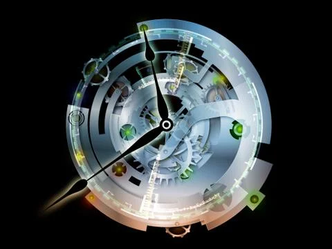 Vision of Clockwork Stock-Illustration