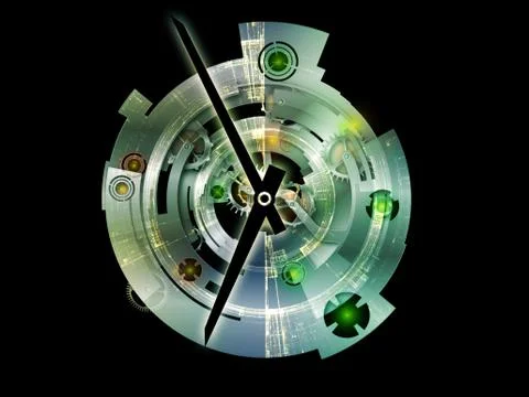 Vision of Clockwork Illustrazione stock