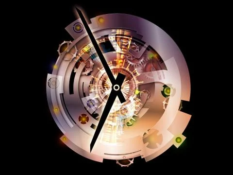 Vision of Clockwork Stock Illustration