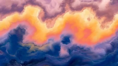 Vision of Cloudscape Illustration