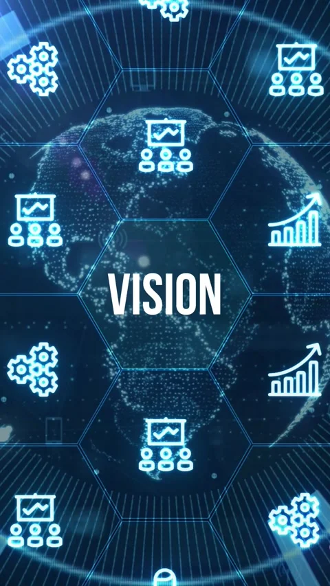 Vision concept. Business, Technology, Internet and network concept. Stock Footage 280964604