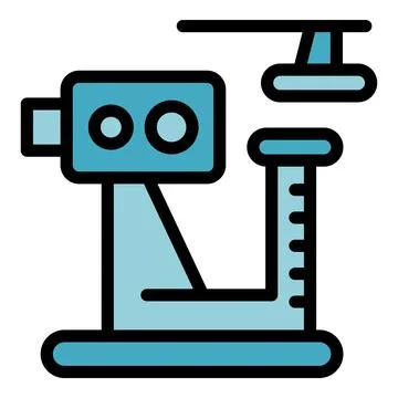 Vision correction device icon vector flat Stock Illustration