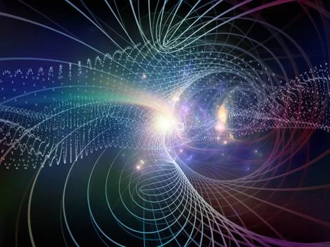 Vision of Digital World Stock Illustration