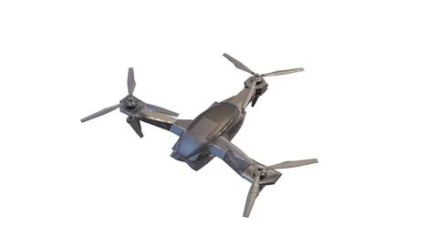 A VISION OF A DRONE FLYING Stock Footage 128812418