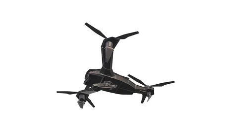 A VISION OF A DRONE FLYING Stock Footage 128812484