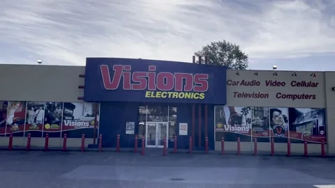 Vision Electronic Store Video stock 243610993