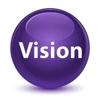 Vision glassy purple round button Stock Illustration