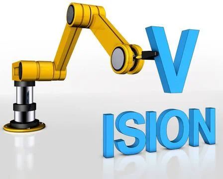Vision high resolution 3D illustration of building a vision Copyright: xZo... Fotos de archivo
