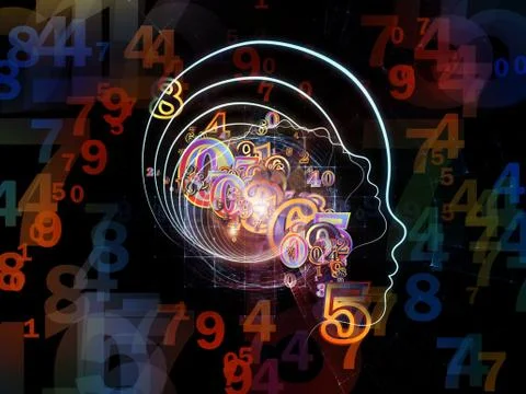 Vision of Human Technology Illustrazione stock