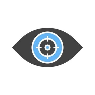 Vision icon vector image. 스톡 일러스트