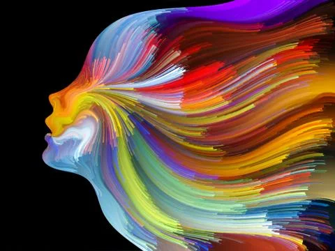 Vision of Inner Palette Stock Illustration