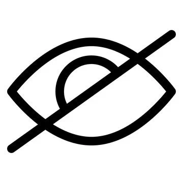 Vision line icon vector illustration isolated on white background 스톡 일러스트