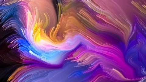 Vision of Liquid Color Stock Illustration