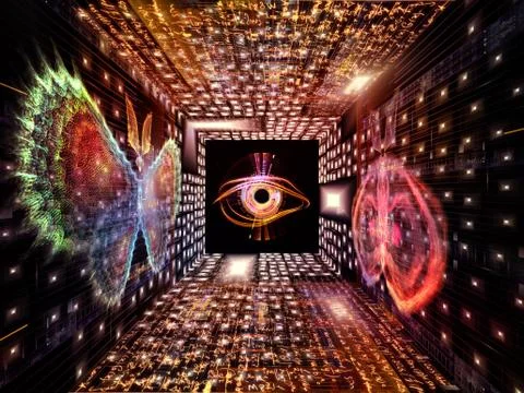 Vision of Lord's Way Illustrazione stock