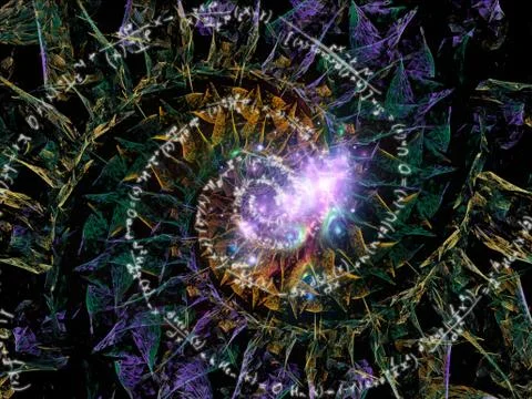 Vision of Math Vortex 库存插图