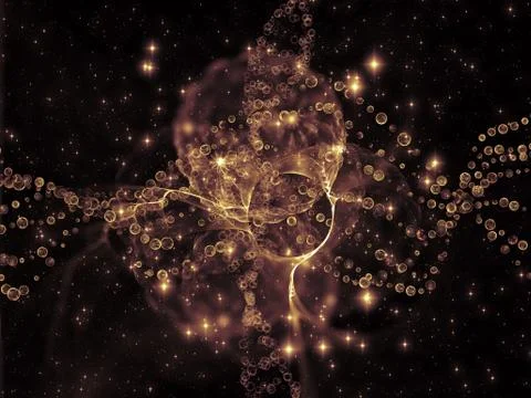 Vision of Microcosm Stock Illustration
