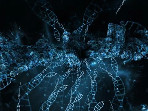 Vision of Microcosm Stock Illustration