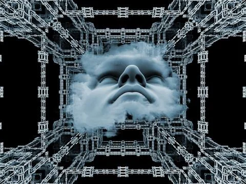 Vision of the Mind 库存插图
