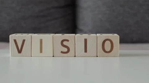 Vision, motivational word Stockbeeldmateriaal 342135518