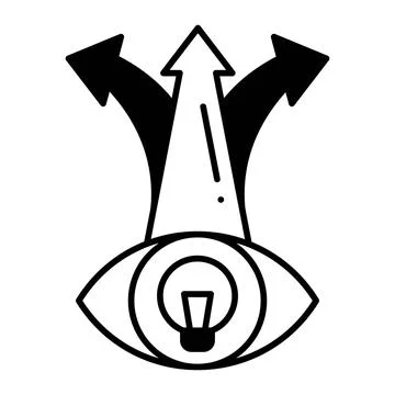 Vision Path Dualtone Icon イラスト素材