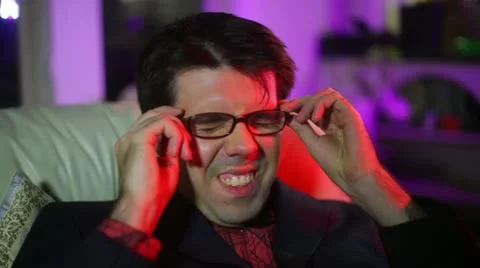 Vision problems eyesight problem Stock Footage 12457039