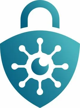 Vision Shield Logo Stock Illustration