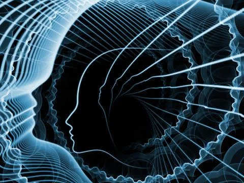 Vision of Soul and Mind Ilustração Stock