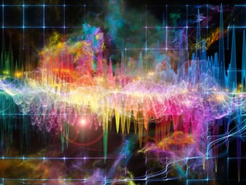 Vision of Sound Wave Stock Illustration