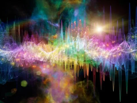 Vision of Sound Wave Stock Illustration