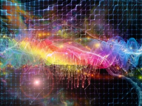 Vision of Sound Wave Stockillustratie