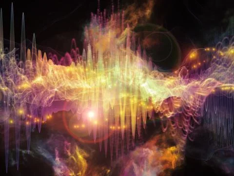 Vision of Sound Wave Stock Illustration