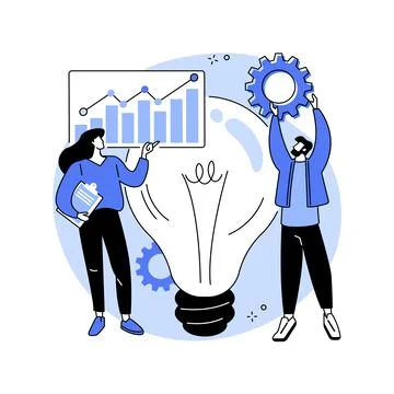 Vision statement abstract concept vector illustration. Stockillustratie