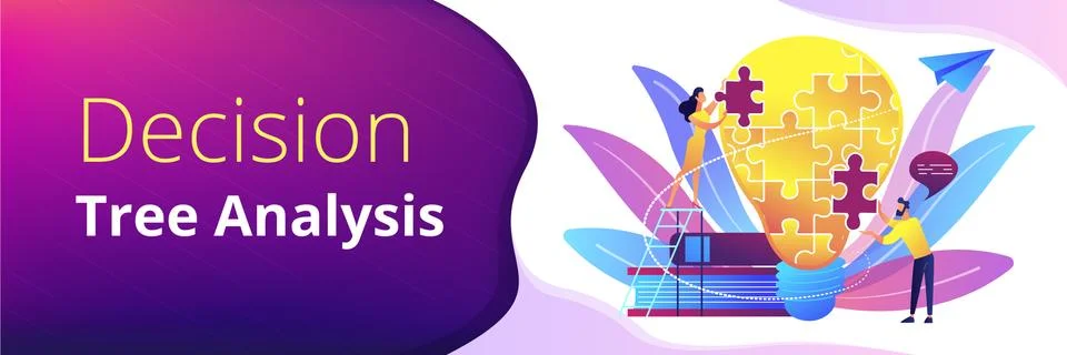 Vision statement concept banner header. Illustrazione stock