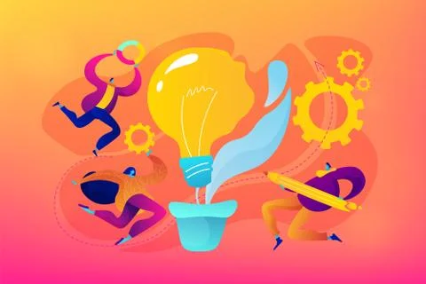 Vision statement concept vector illustration. Stock Illustration