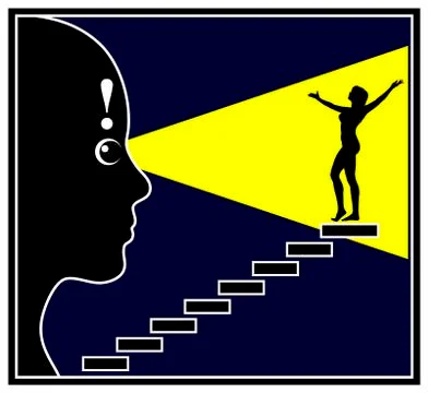 Vision of Success Stock Illustration