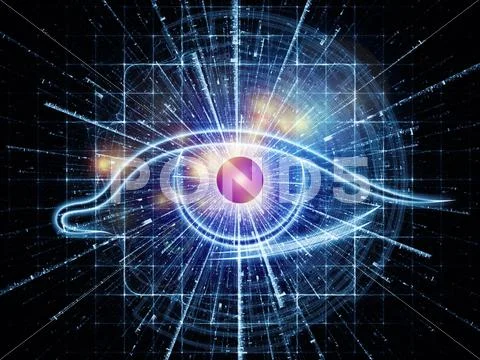 Vision of technology Stock Illustration