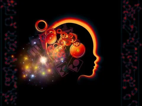 Vision of Technology Stock Illustration