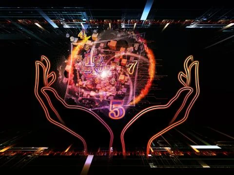 Vision of Technology 库存插图