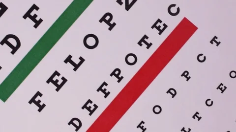 Vision test concept Stock Footage 121843449