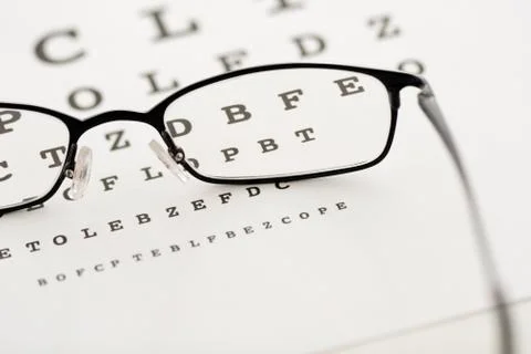 Vision test Stock-Fotos