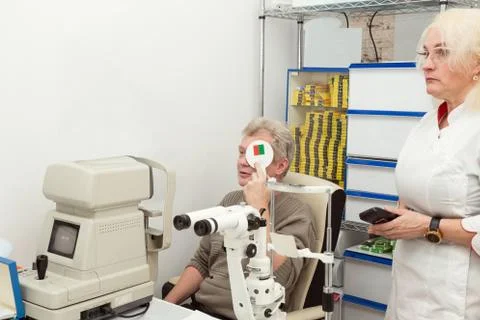 Vision test Stock Photos