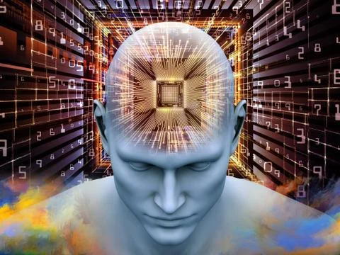 Vision of Thought Illustrazione stock