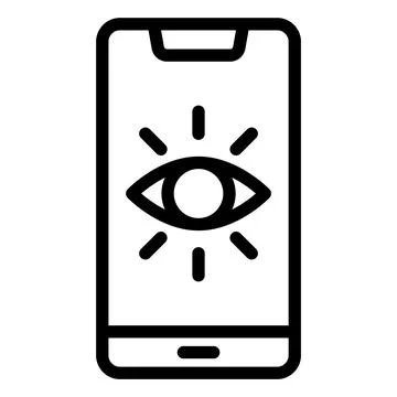 Vision Vector Icon Design Illustration Stock Illustration