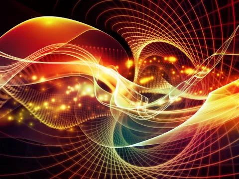 Vision of Virtual World Stock Illustration