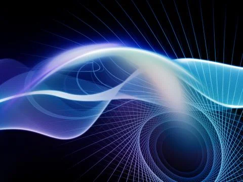 Vision of Virtual World Stock Illustration