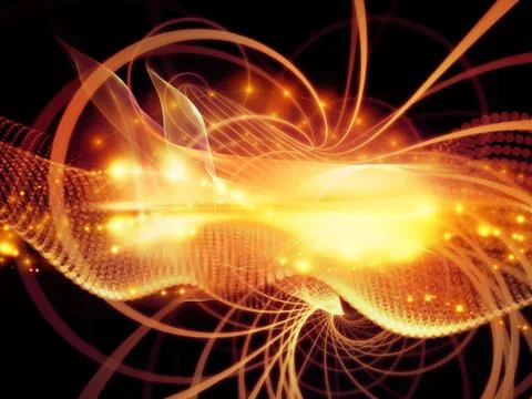 Vision of Virtual World Stock Illustration