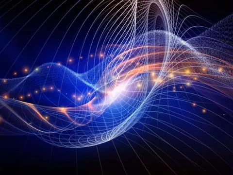 Vision of Virtual World Illustrazione stock