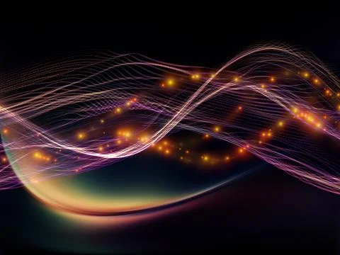 Vision of Virtual World Illustrazione stock